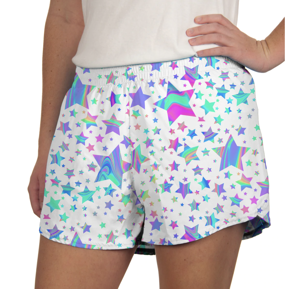 Steph Shorts Swirling Stars