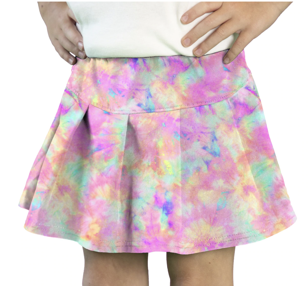 Tennis Skort Tie Dye Pastel