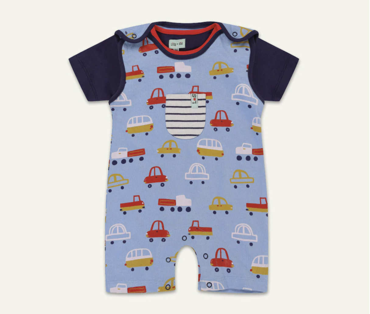 Cars Dungaree Set