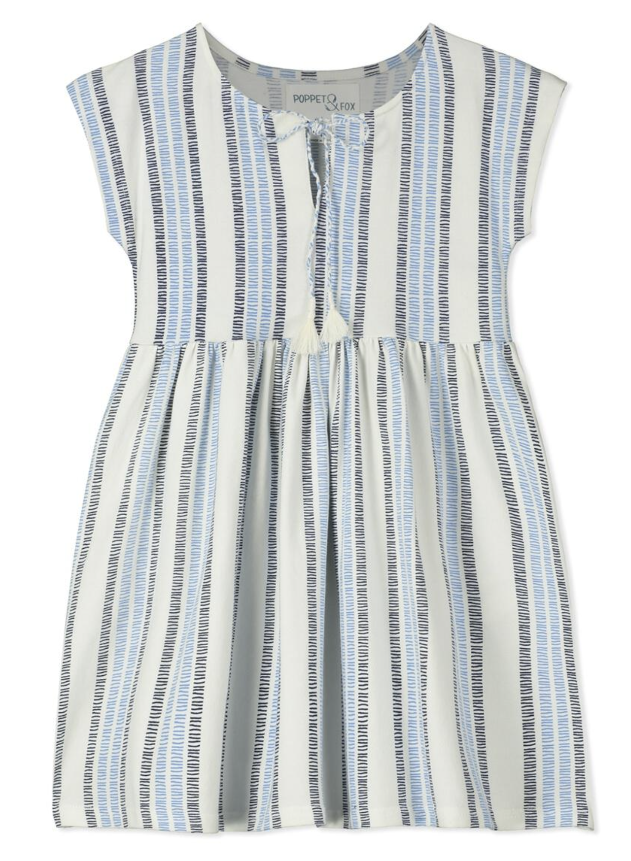 Jodhpur Blue/Navy Print Dress