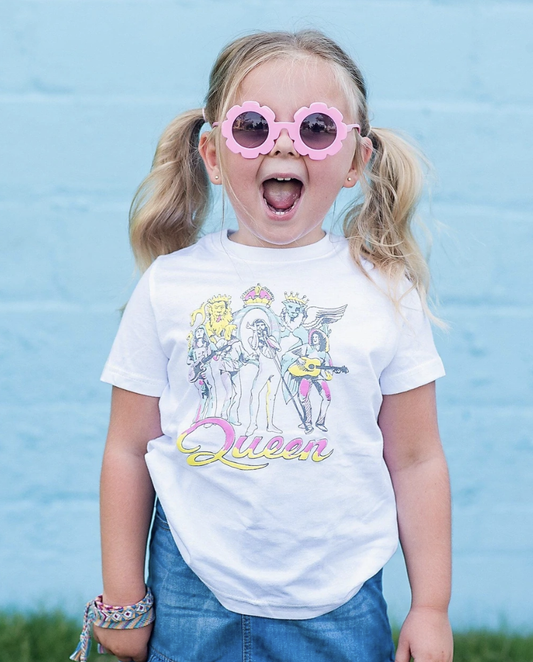 Queen On Stage Puff White Tee