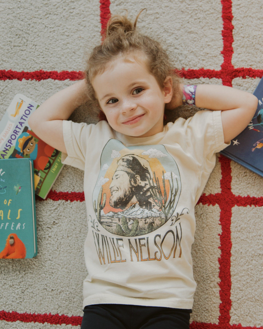 Children's Willie Nelson In the Sky Oatmeal Tee