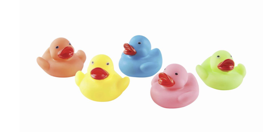 Light Up Rubber Duck Bath Toys