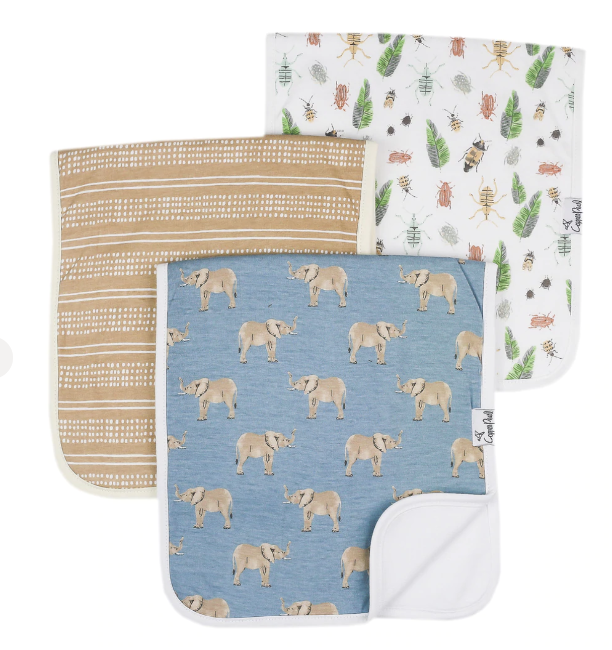 CP Peanut Burp Cloths