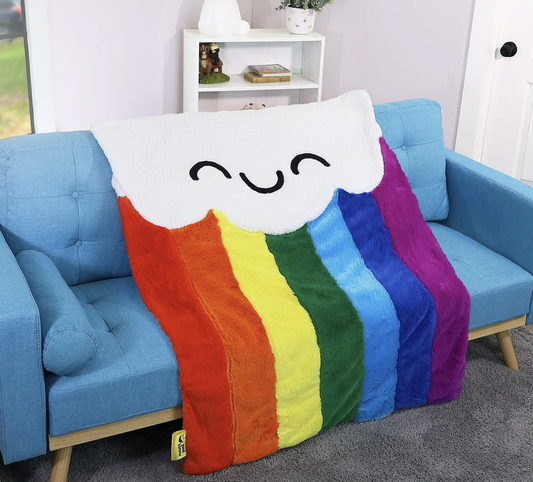 Plush Blanket Rainbow