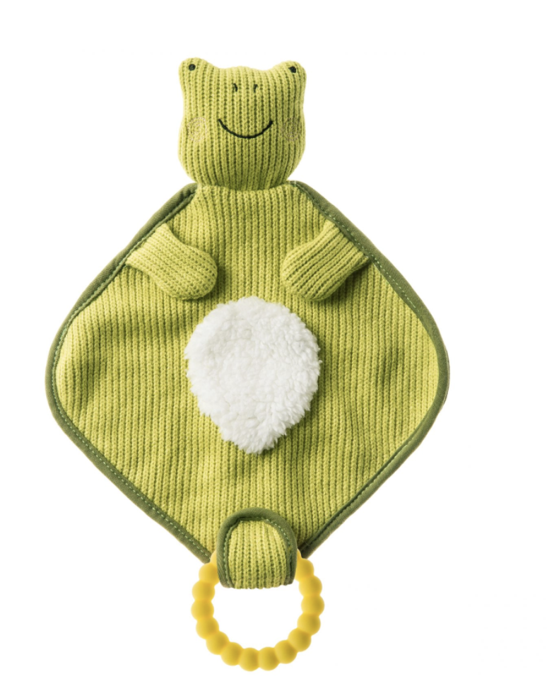 Knitted Nursery Frog Lovey