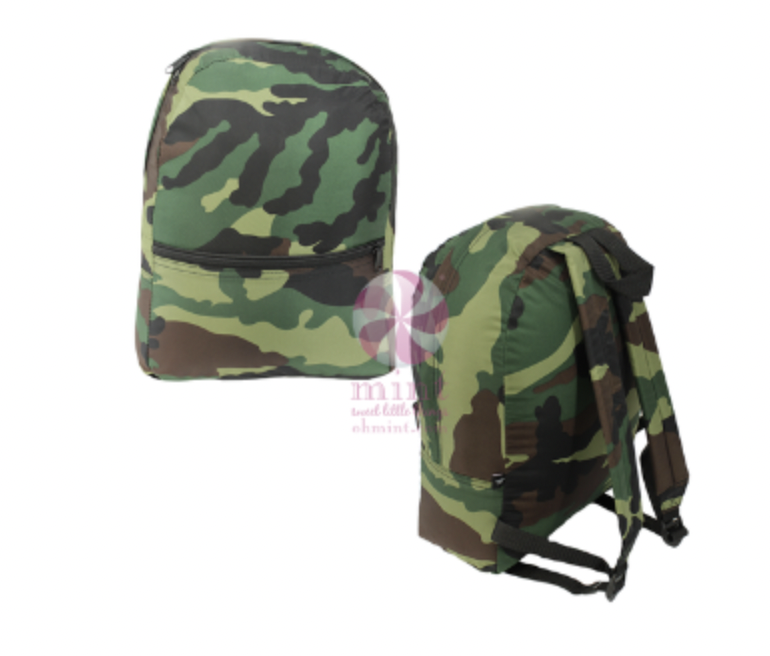 Medium Camo Backpack