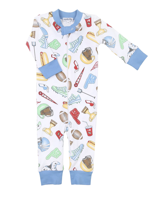 Friday Night Lights Blue Zipper PJ