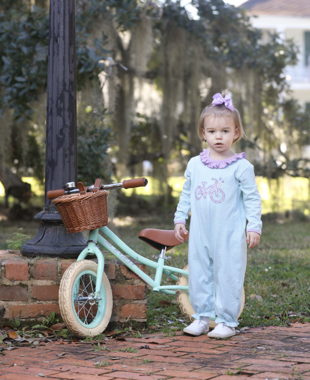 Bicycle Ruffle Romper