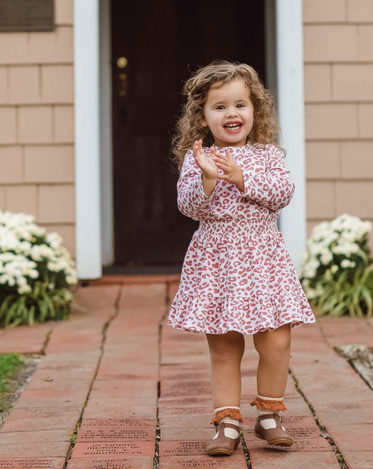 Amber Knit Dress Leopard