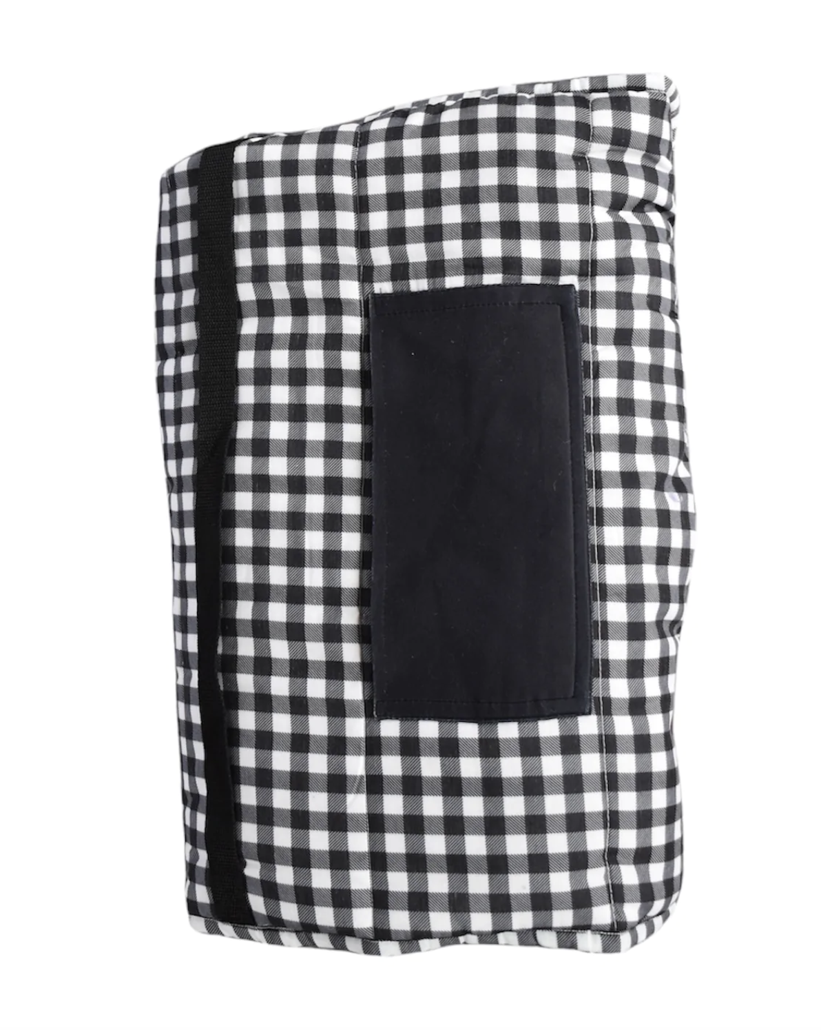 Black Gingham Nap Mat