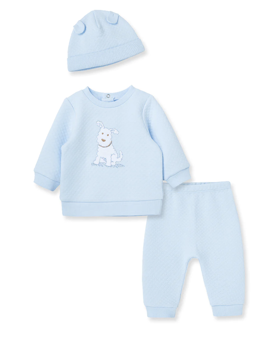 Fluffy Fun Quilted Pant Set