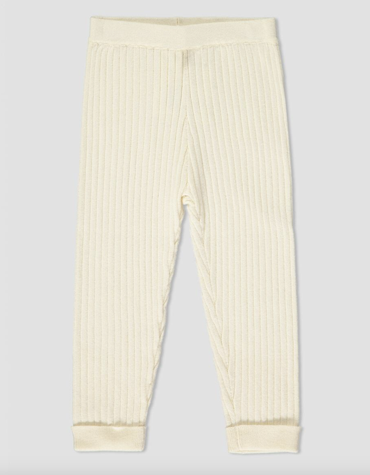 Ivory Knit Kew Leggings