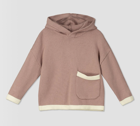 Rose/Ivory Knit Tegen Sweater
