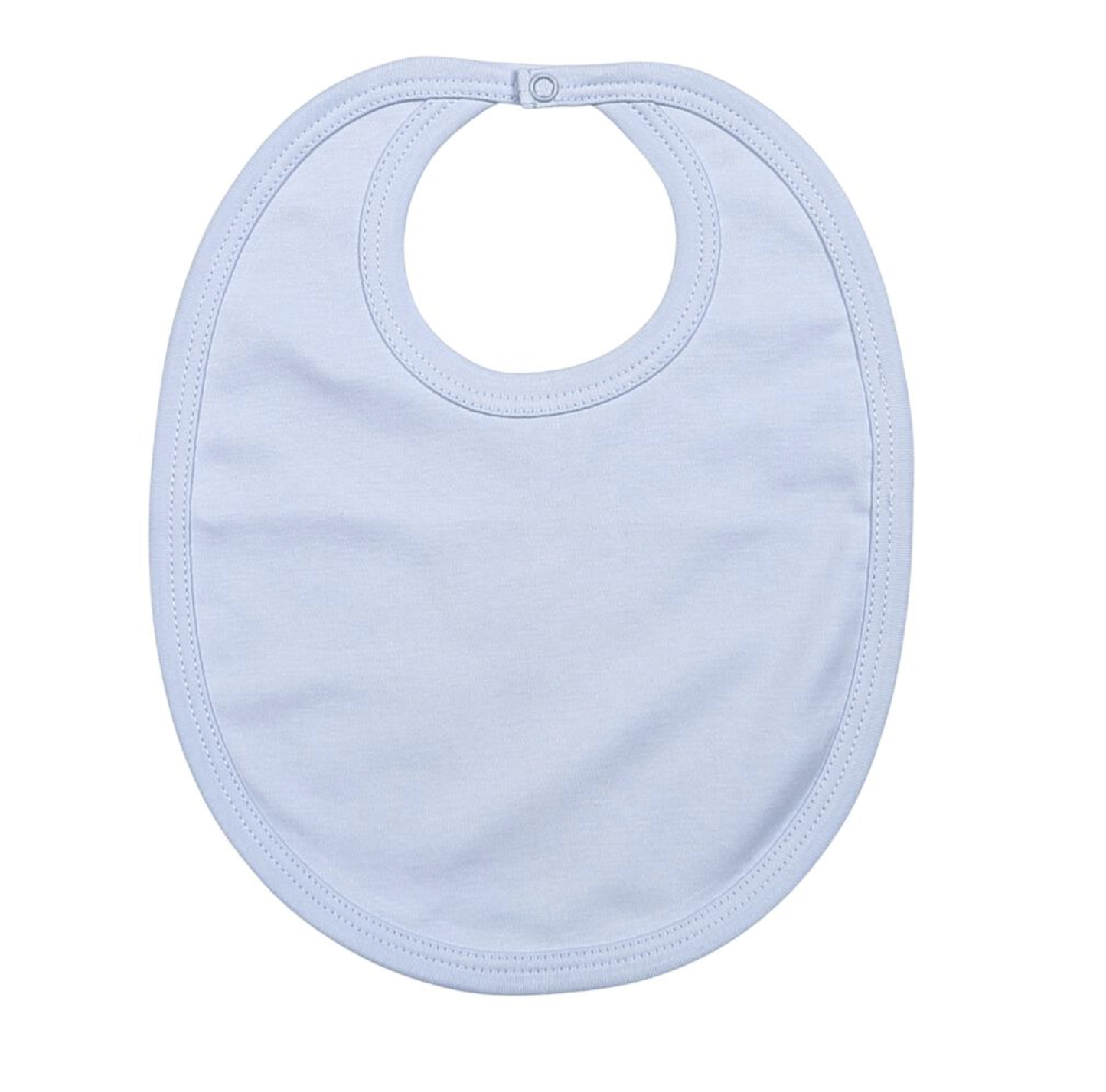 Solid Blue Pima Bib