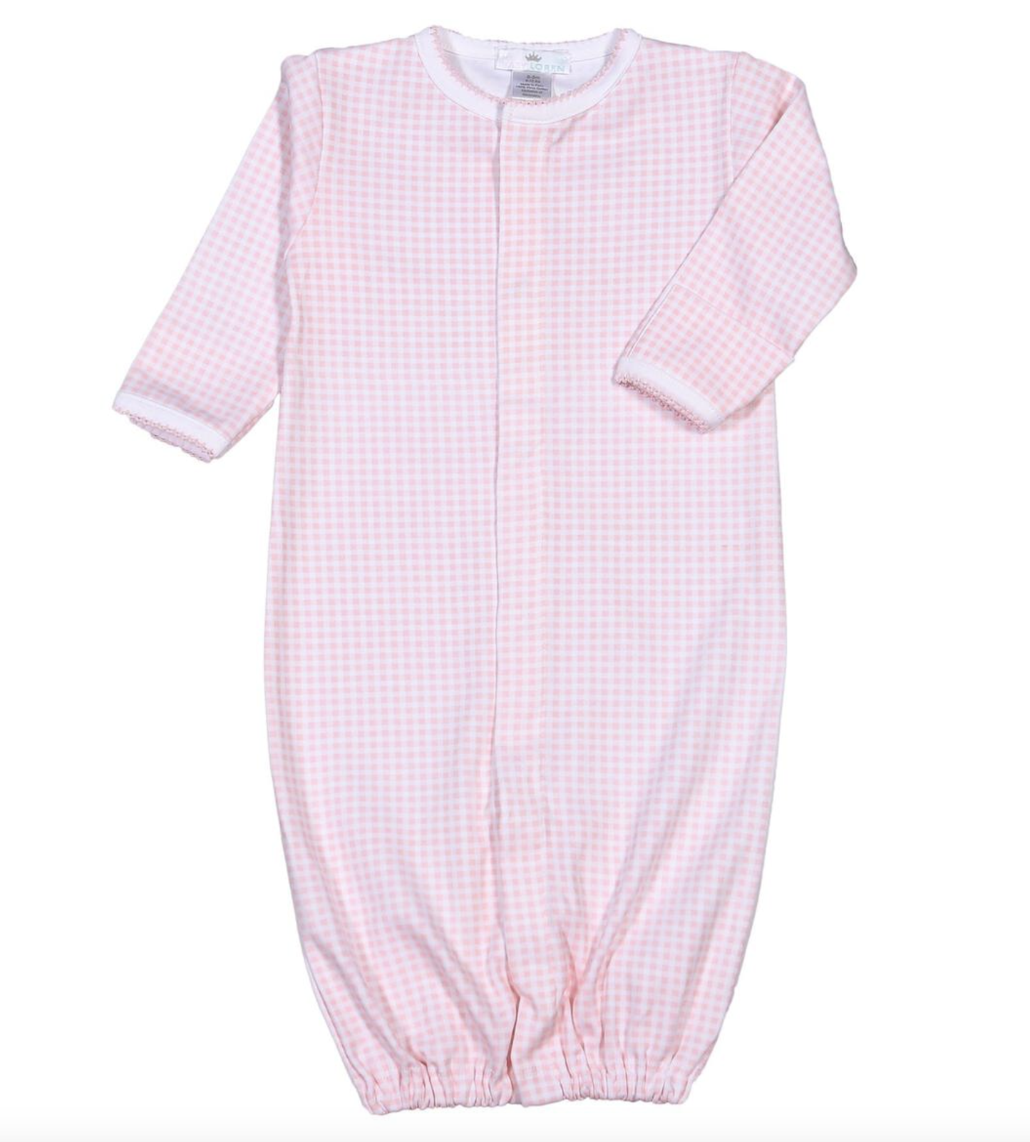 Olivia Pink Gingham Pima Converter