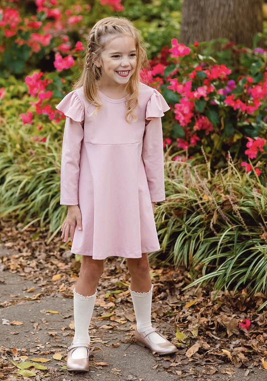 Sweet Magnolia Knit Dress Pink