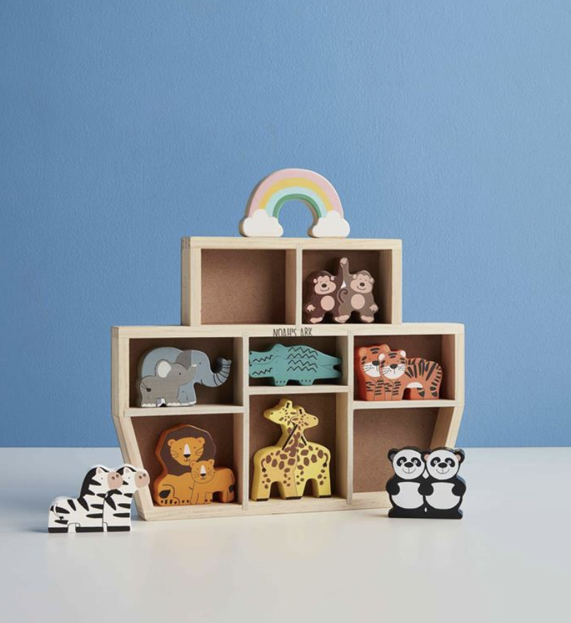 Noah's Ark Wood Toy set