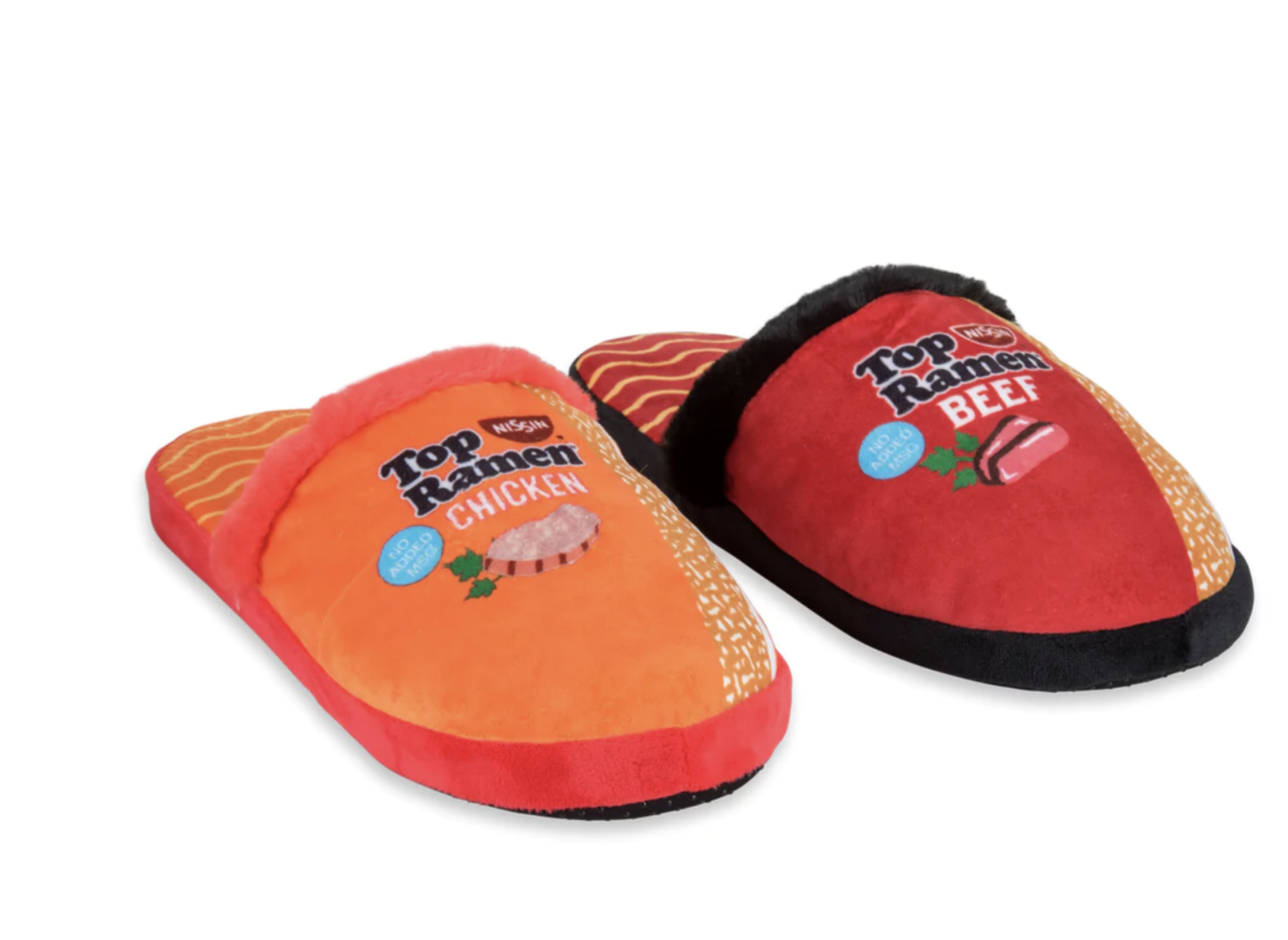 Top Ramen Fuzzy Slippers