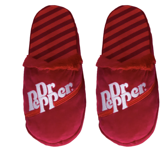 Dr.Pepper Fuzzy Slippers