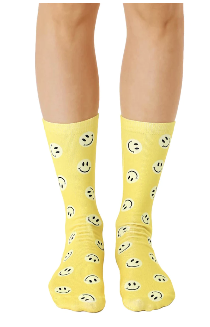 Smiley Crew Socks