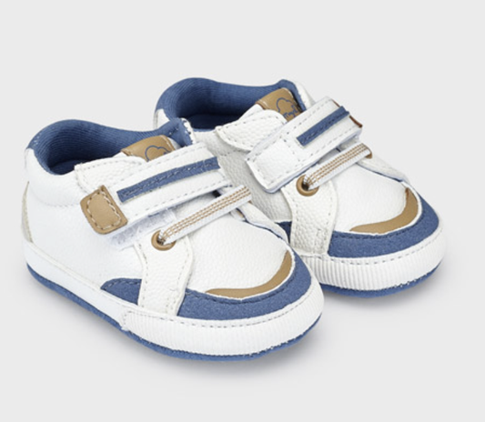 Blue/Tan Sporty Boy Shoe