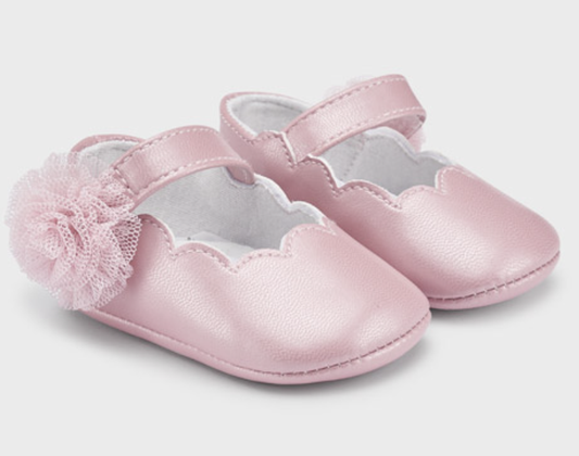 Pink Mary Jane Shoes w/Flower