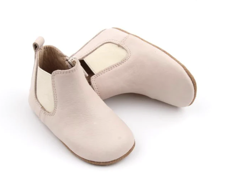 Vail Blush Leather Chelsea Boot Soft Sole