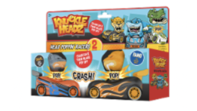 Knuckle Headz 2PK Lion VS. Wolf