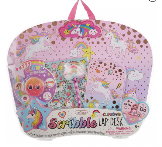 UNICORN SCRIBBLE LAP DESK