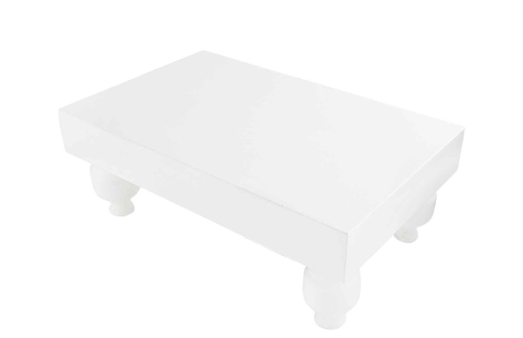 White Footed Serving Stand