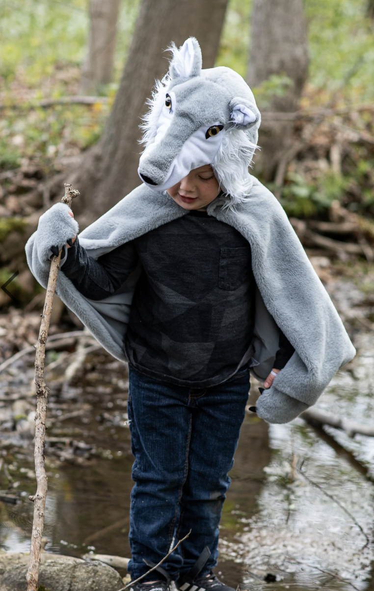 WOODLAND STORYBOOK WOLF CAPE