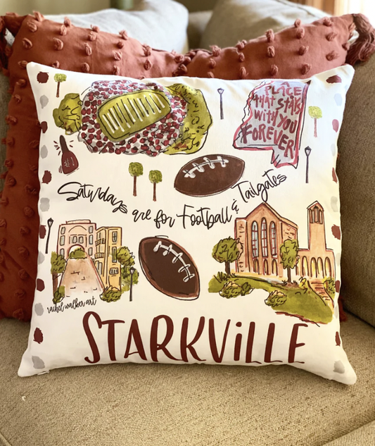 Starkville Double Sided Pillow