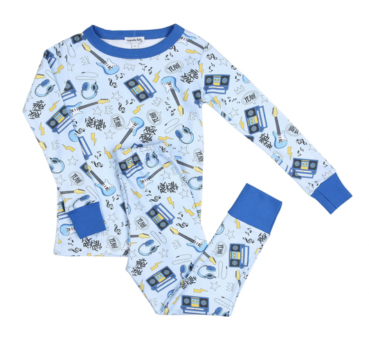 Rock N Roll Long PJ Set