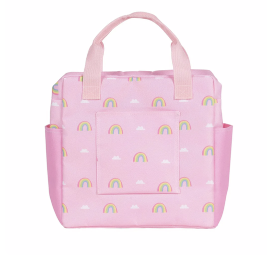 Rainbow Rose Diaper Backpack