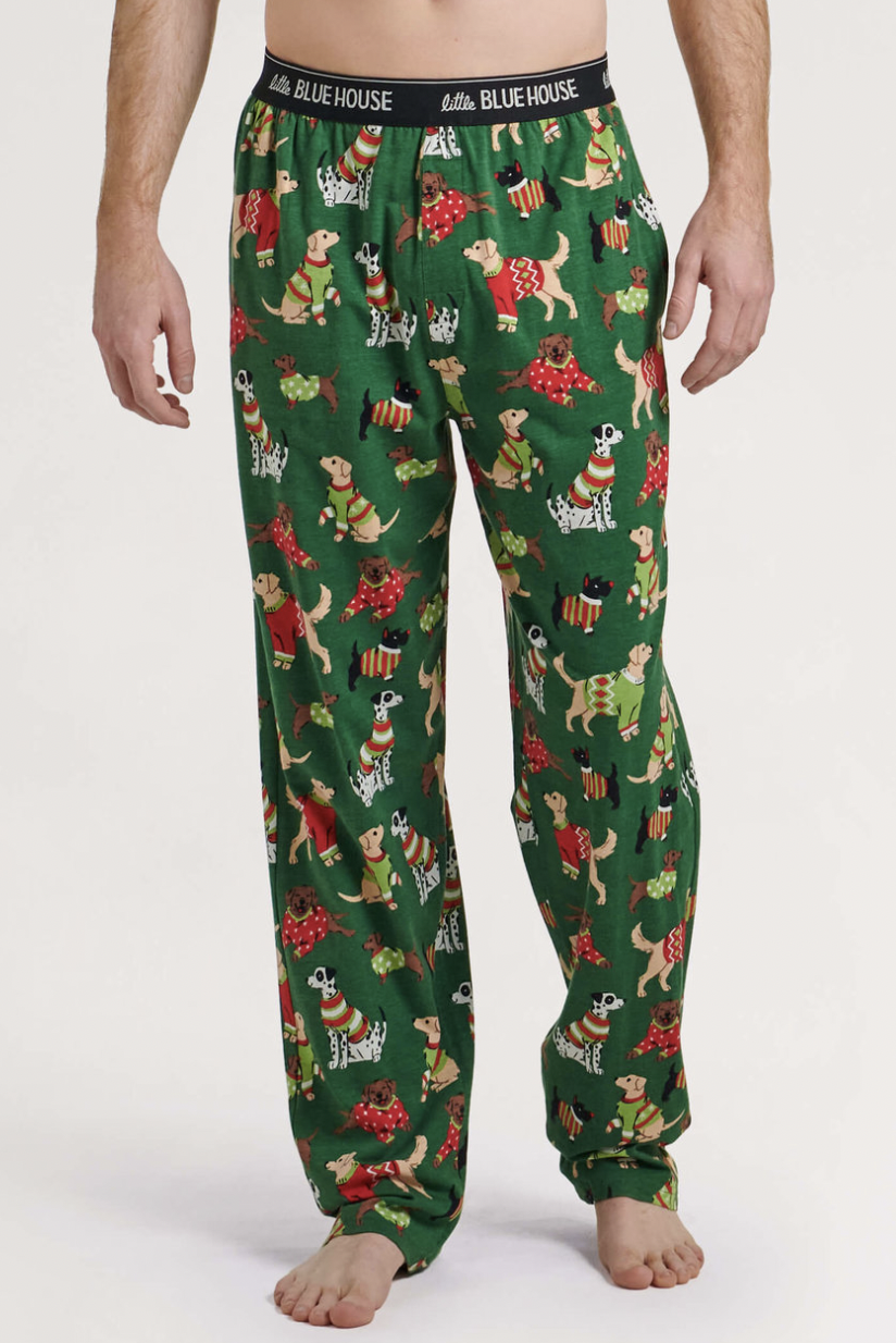 Woofing Christmas Men's Pajama Pant