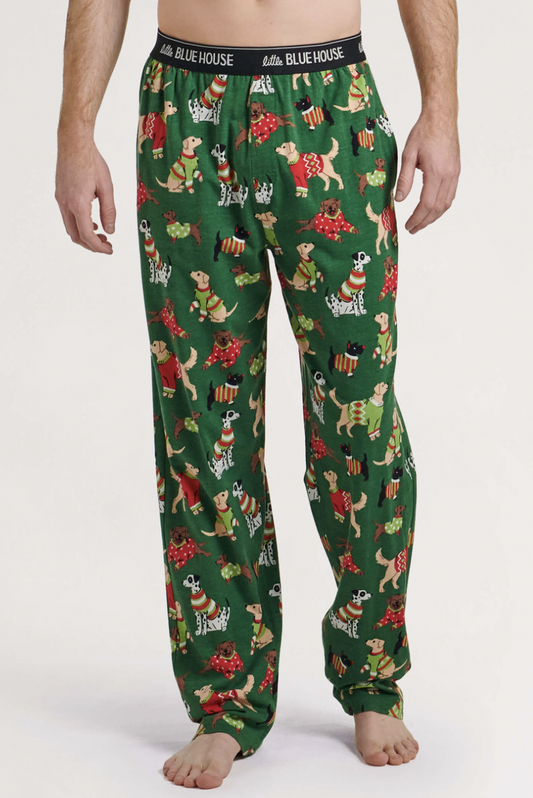 Woofing Christmas Men's Pajama Pant