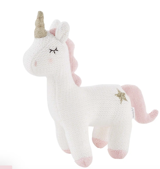 Knit Unicorn Rattle