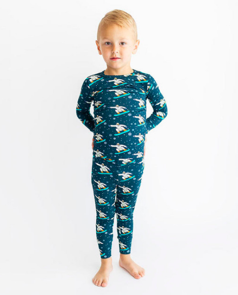 Posh Peanut Yeti Long Sleeve Basic Pajamas