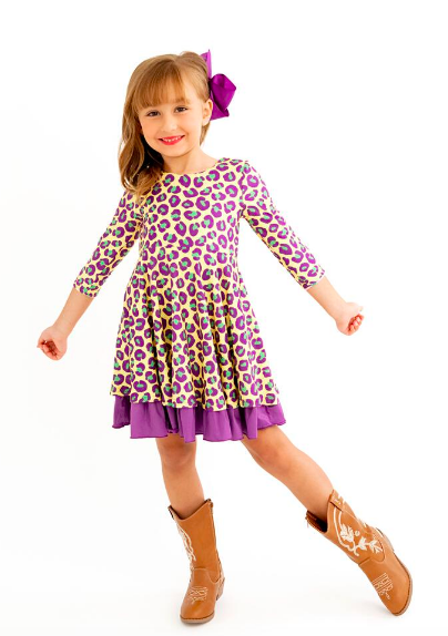 Evie's Closet Reversible Mardi Grass Dress