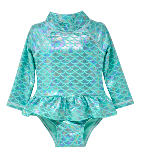 Alissa Rash Guard Swimsuit- Fairy Tale Scales