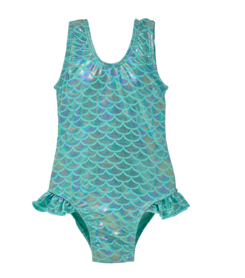 Delaney Hip Ruffle Swimsuit Fairy Tale Scales