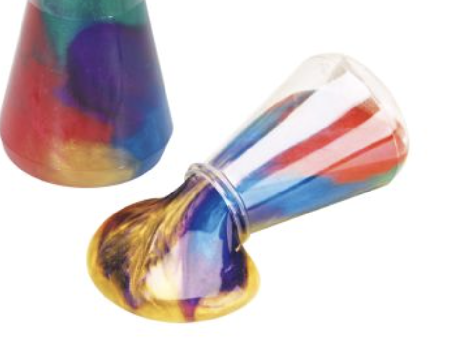 Rainbow Slime in Flask