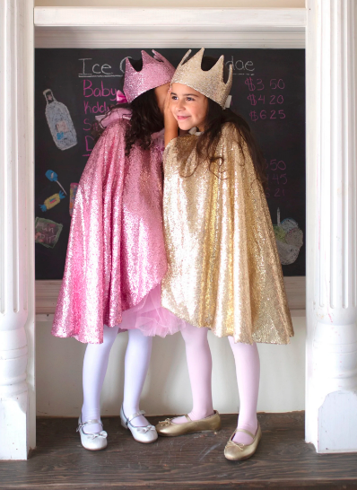 Precious Pink Sequins Cape