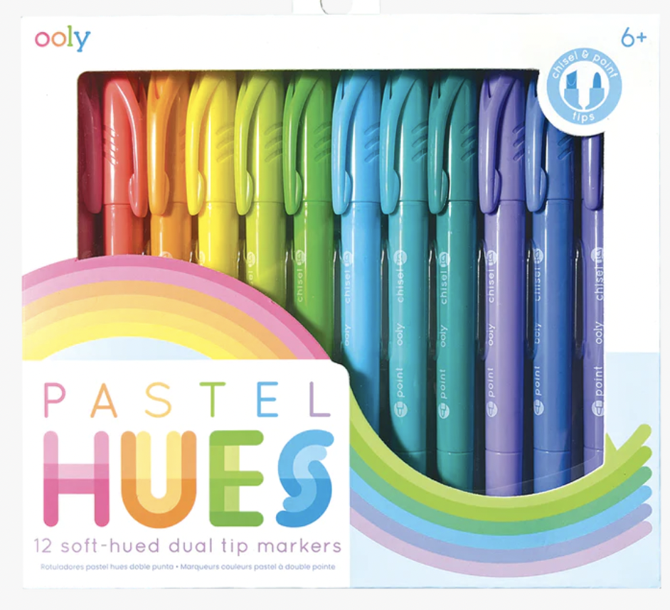 Pastel Hues Dual Tip Markers