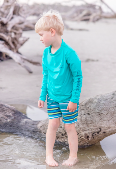 Tybee Long Sleeve Rashguard Saltwater