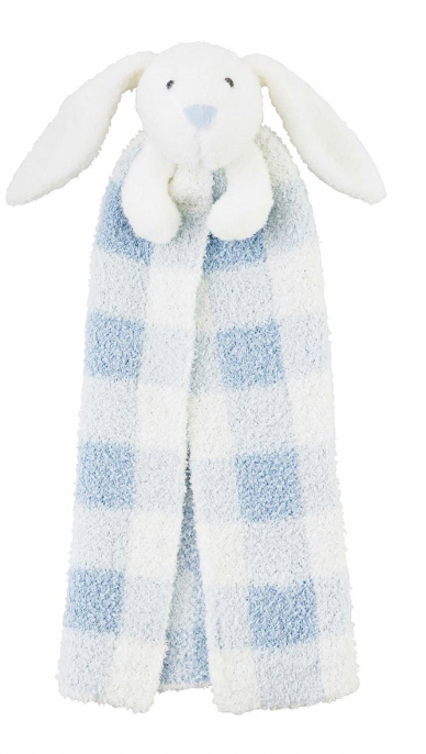 Blue Bunny Lovey Blanket