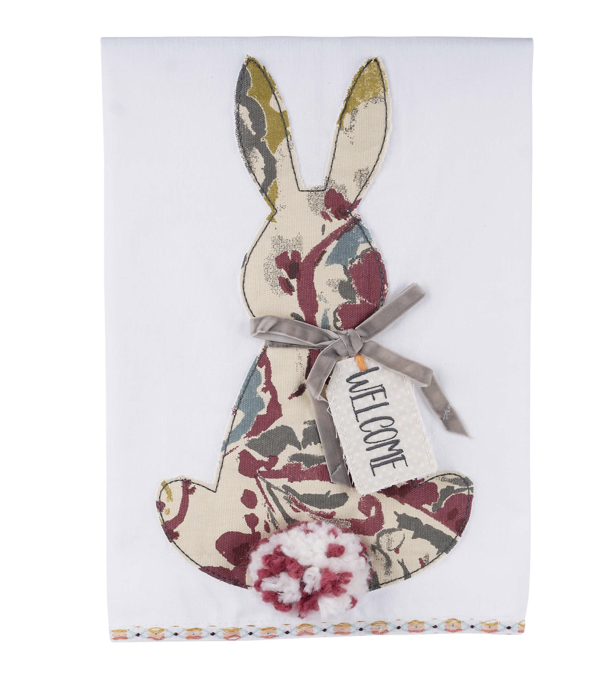 Welcome Bunny Tea Towel