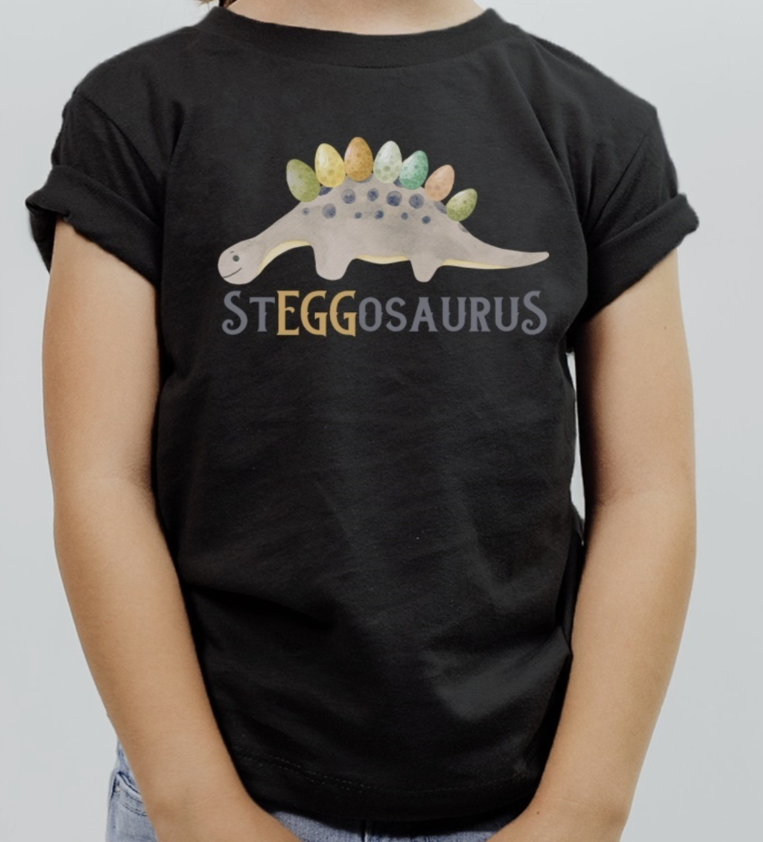 Steggosaurus Easter Tee