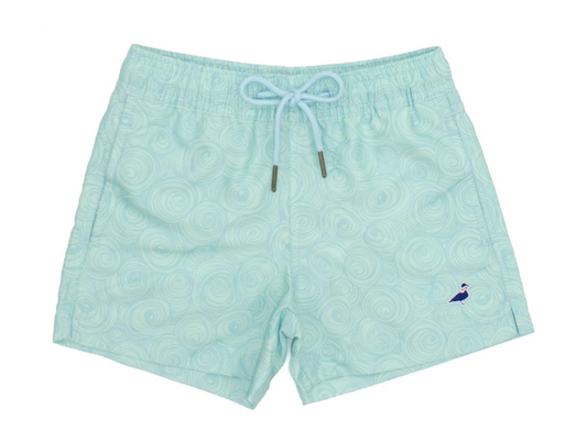 Properly Tied Swim Trunk Rainforest Swirl